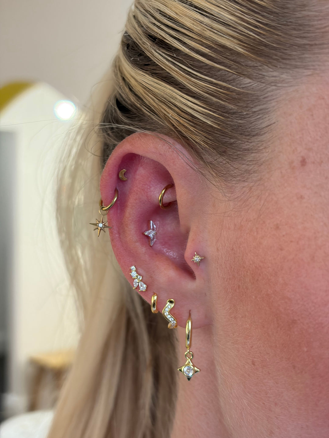 Celestial Ear Stack: How to Style Star Earrings Without Overdoing It...