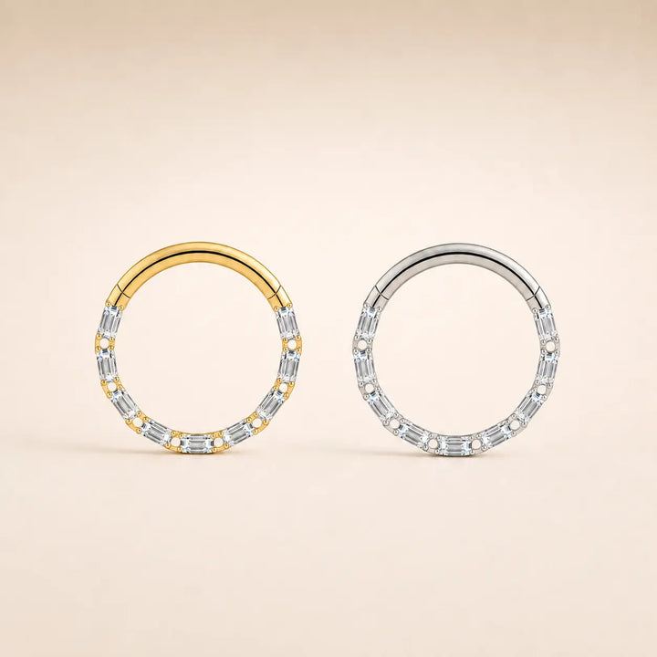 Crystal Link Daith Hoop