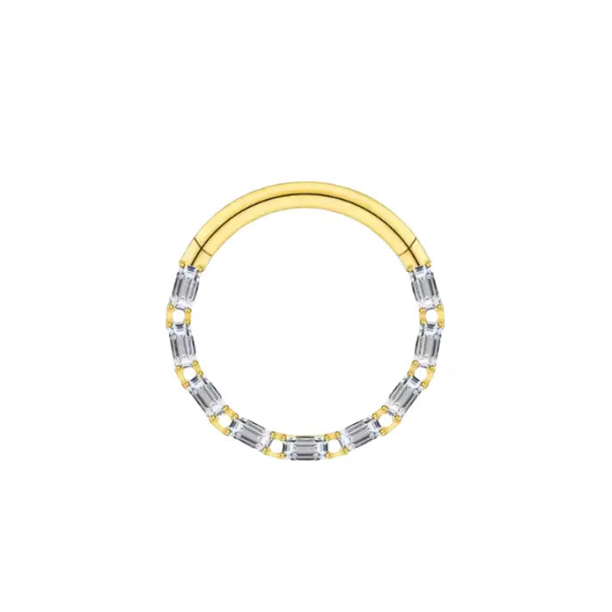 Crystal Link Daith Hoop