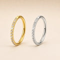 Crystal Single Hoop