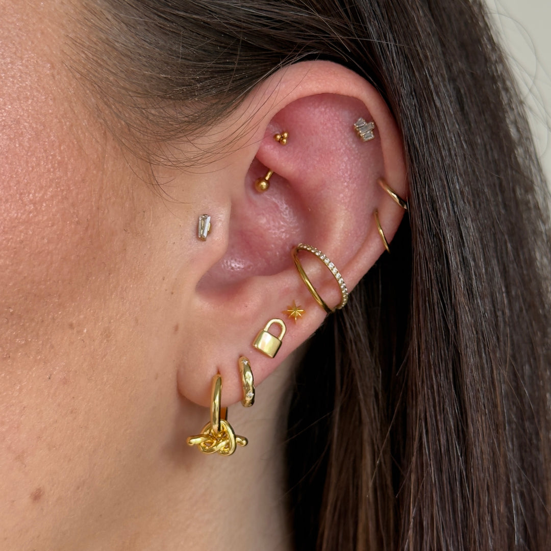 Dainty Diamond Single Stud