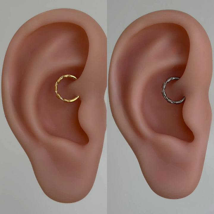 Twist Detail Daith Hoop