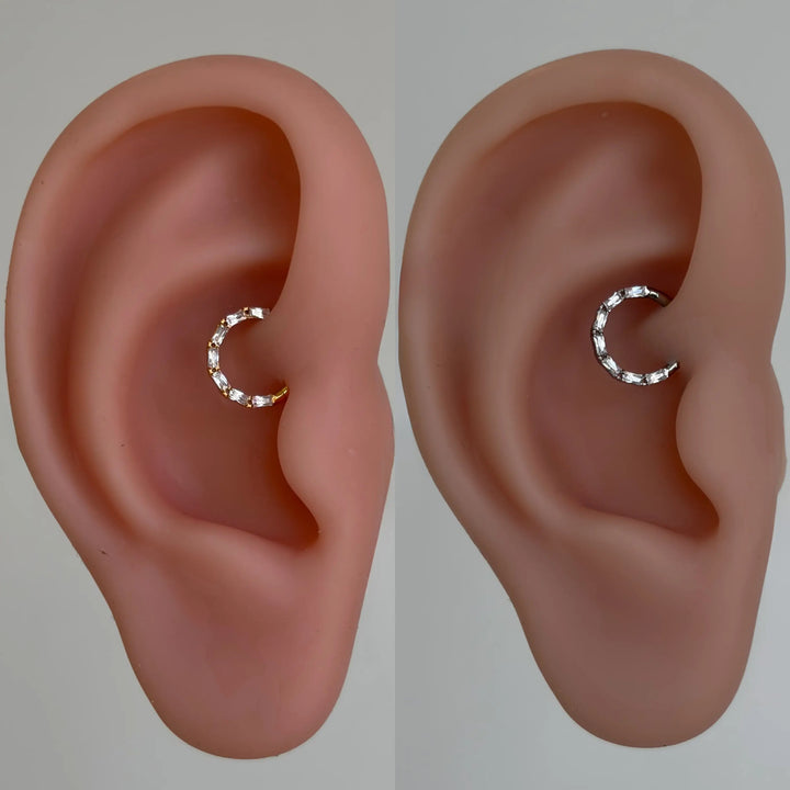 Crystal Link Daith Hoop