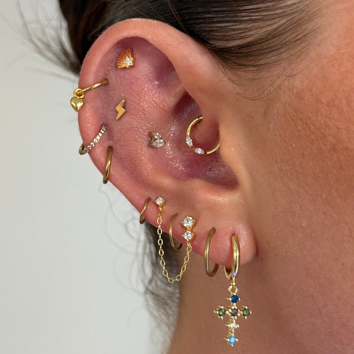 Star Fan Single Stud