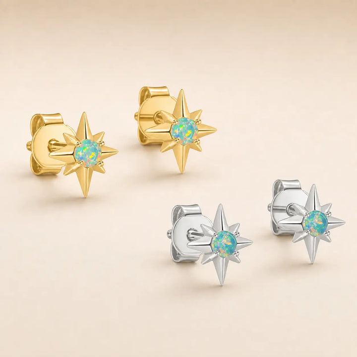 Opal Star Studs