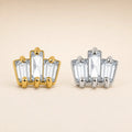 Dainty Fan Single Stud