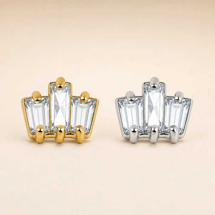Dainty Fan Single Stud