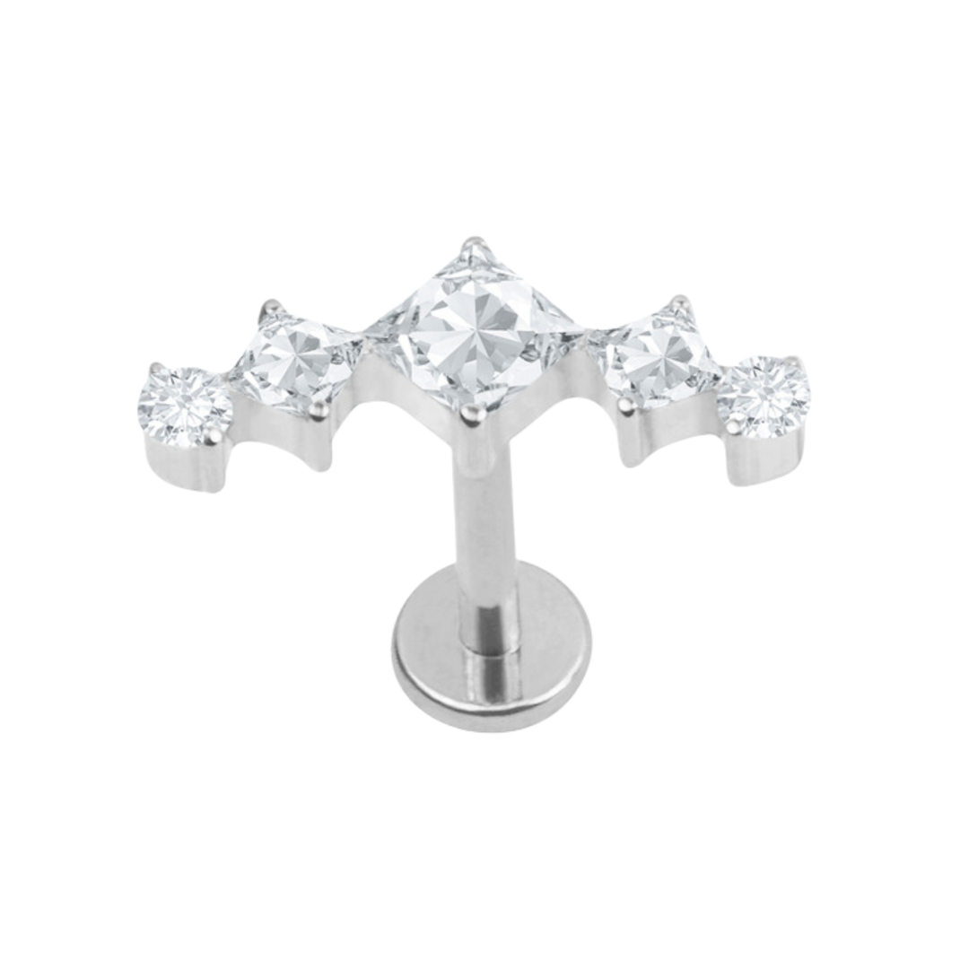 Diamond Cluster Single Stud