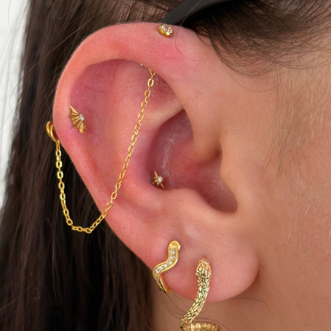 Classic Crystal Single Stud