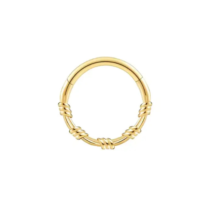 Twist Detail Daith Hoop