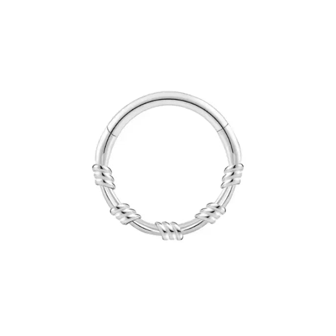 Twist Detail Daith Hoop