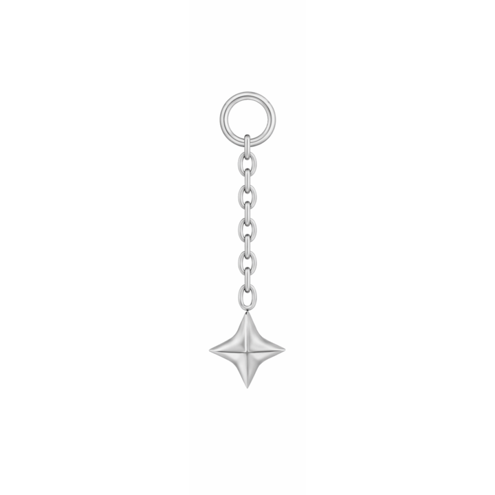 Plain Star Chain Earring Charm