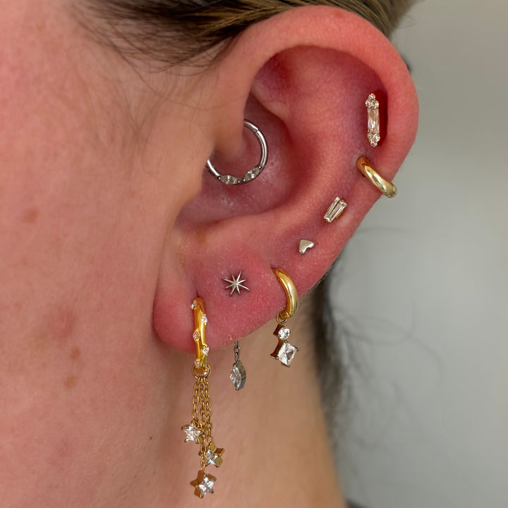 Trio Star Earring Charm