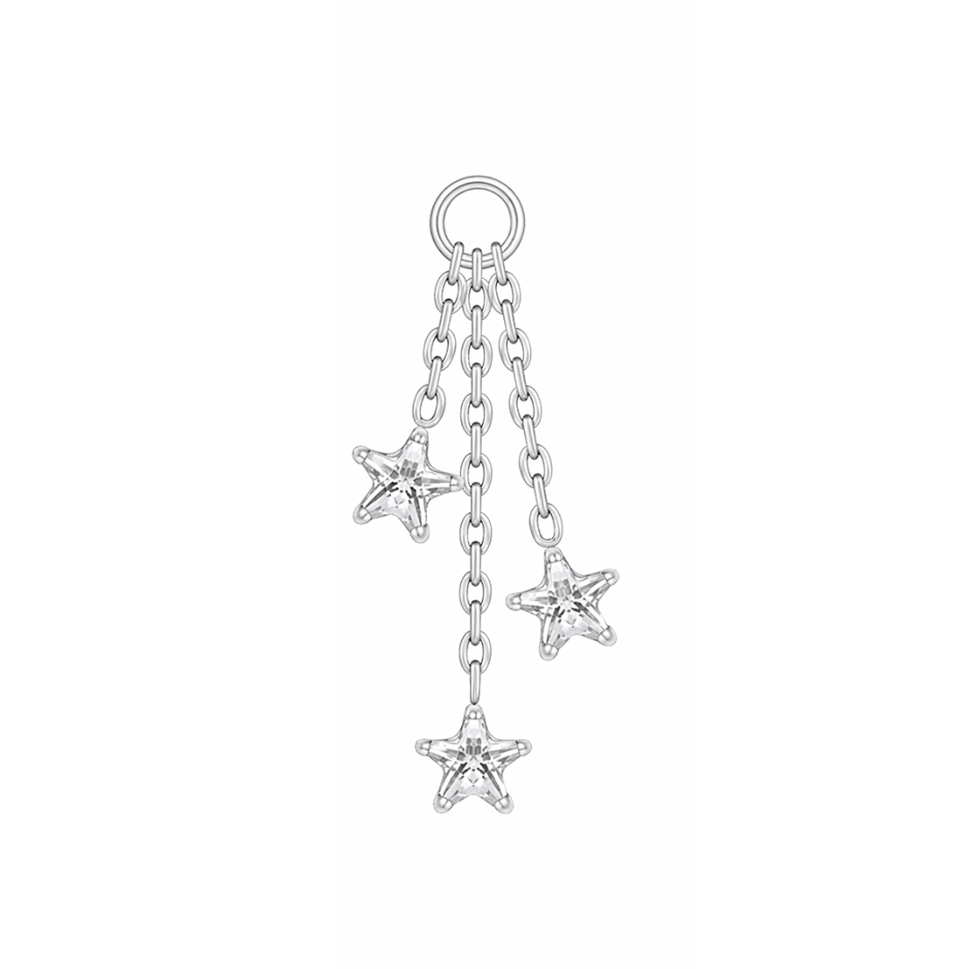 Trio Star Earring Charm