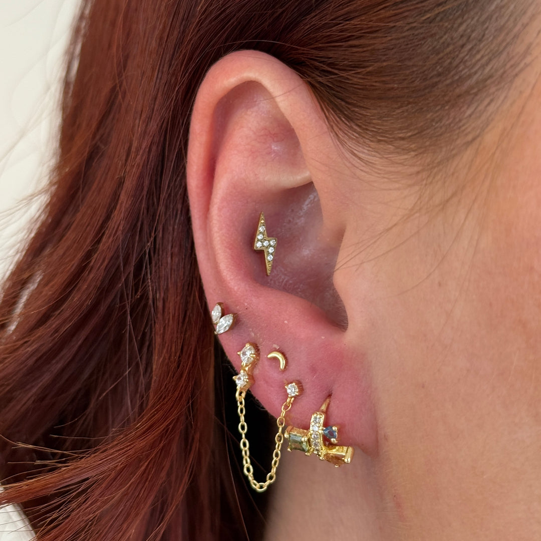 Tonal Gem Chain Ear Stack Bundle