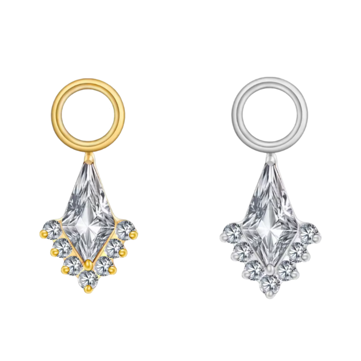 Jacquard Diamond Earring Charm