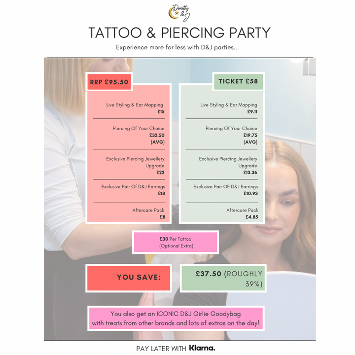26TH July - Tattoo & Piercing Party