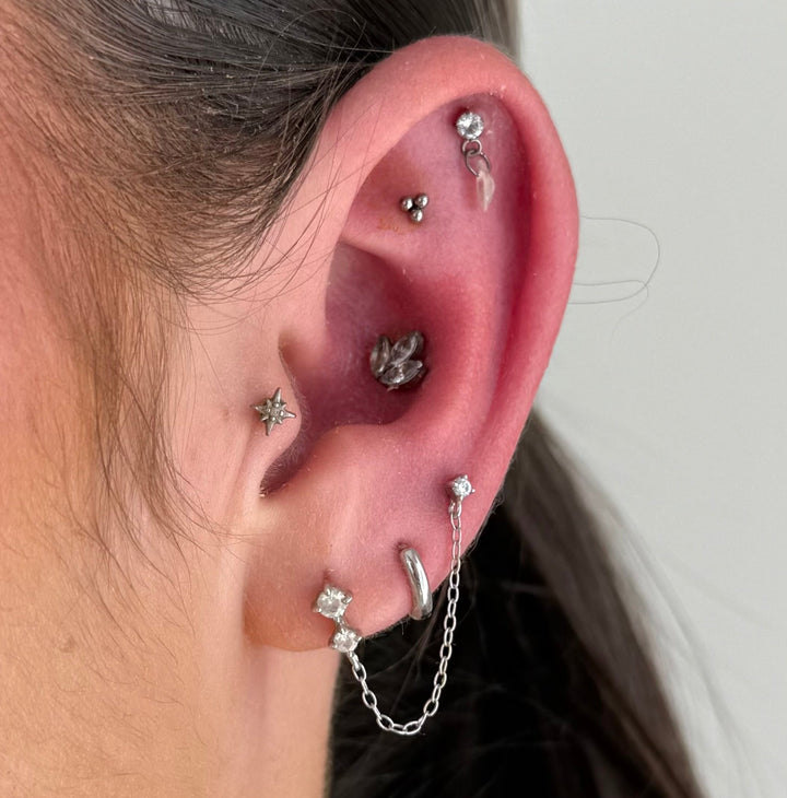 Double Chain Studs