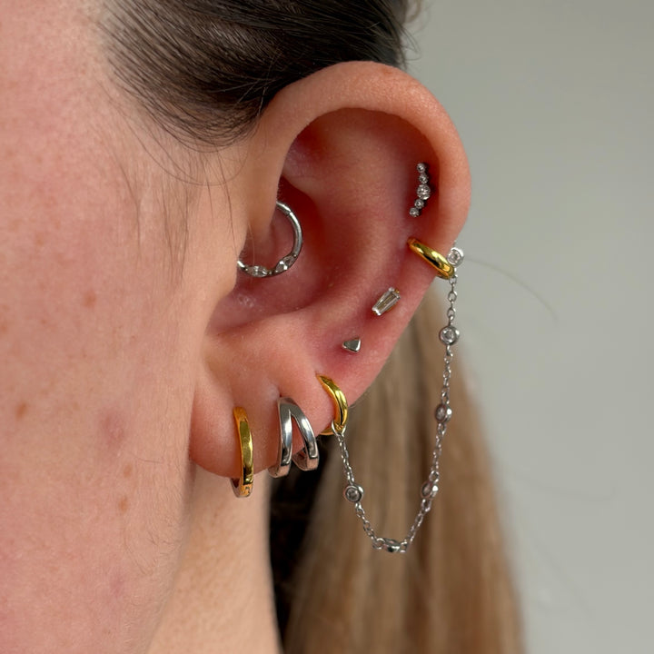 Dainty Diamond Single Stud