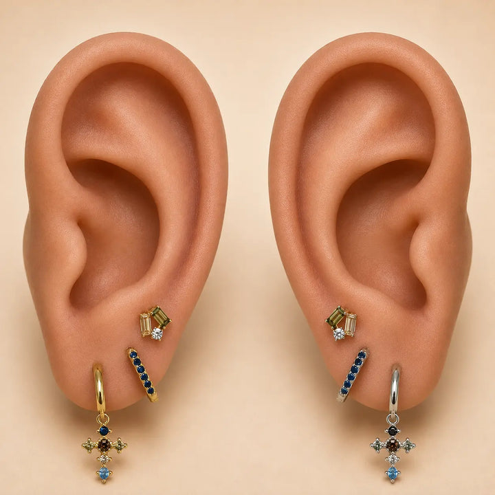 Colourful Cross Ear Stack Bundle