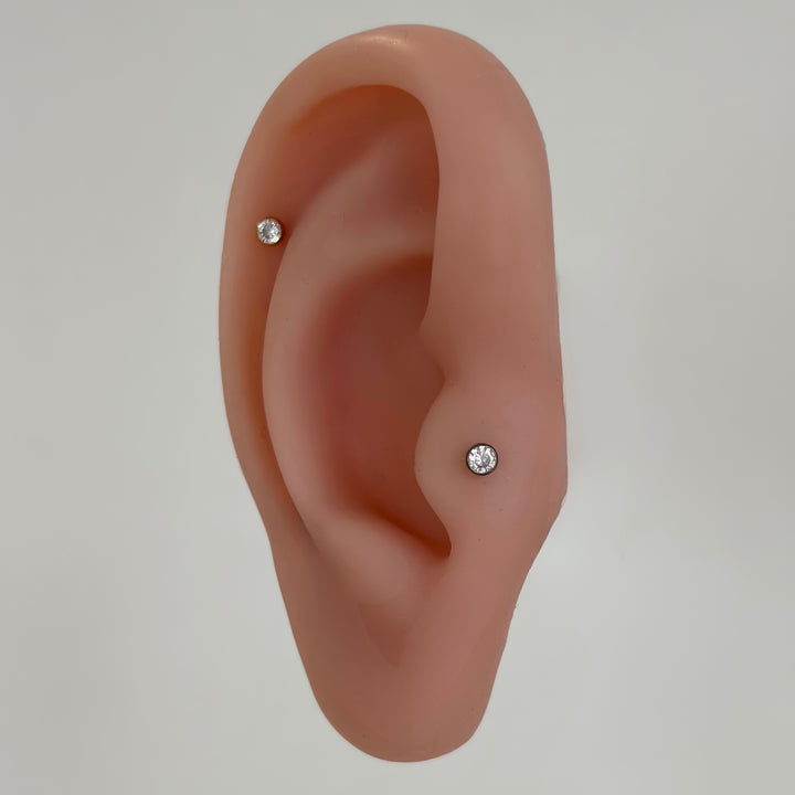 Classic Crystal Single Stud
