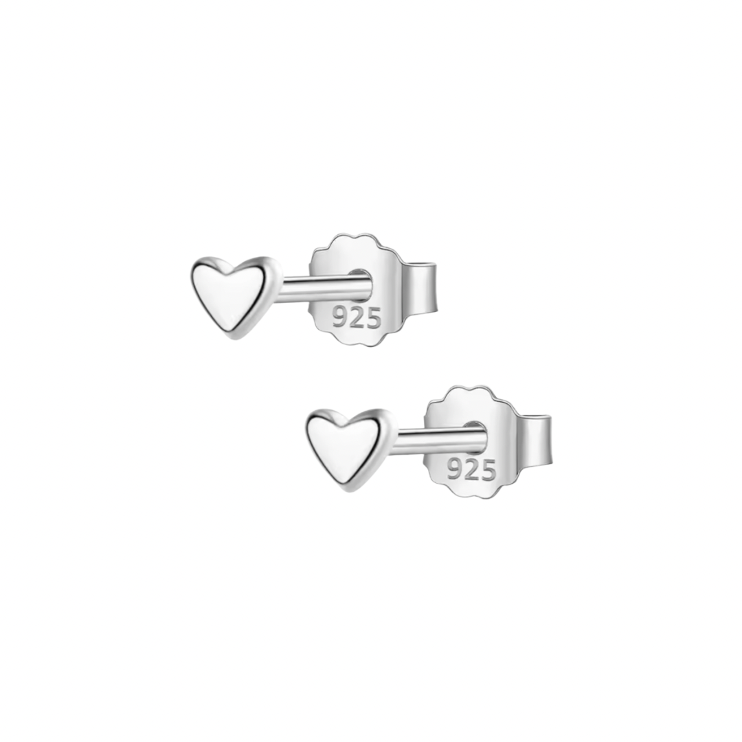 Tiny Heart Studs
