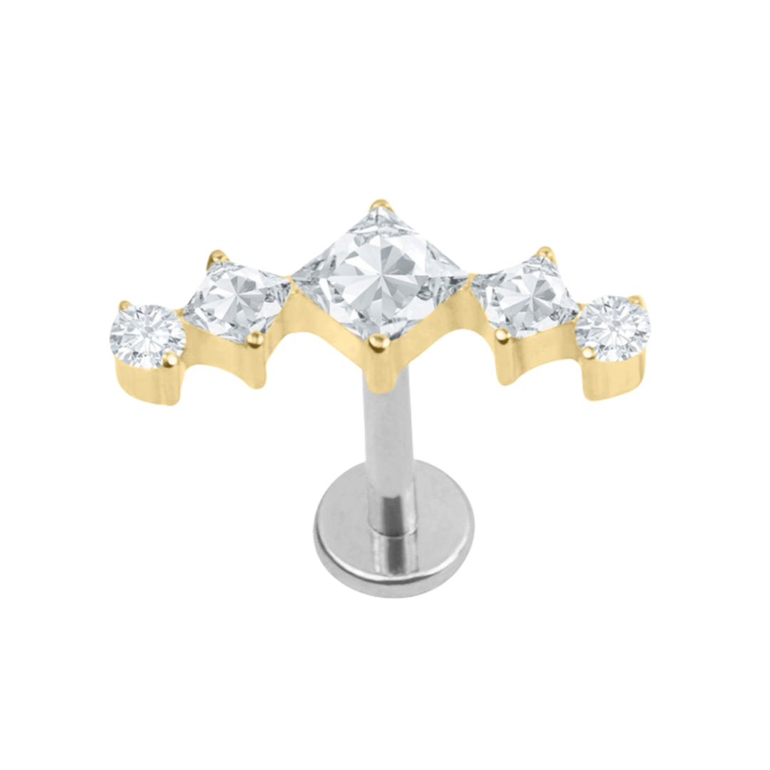 Diamond Cluster Single Stud