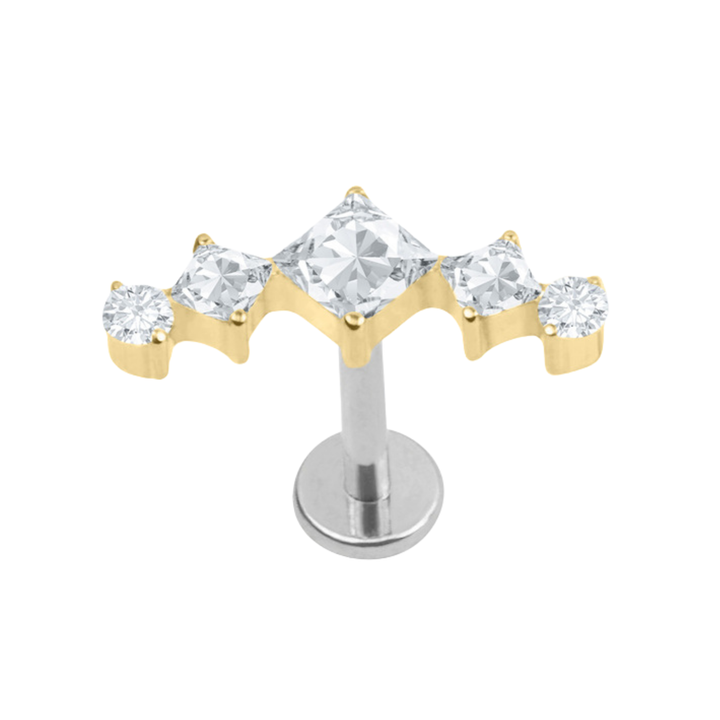 Diamond Cluster Single Stud