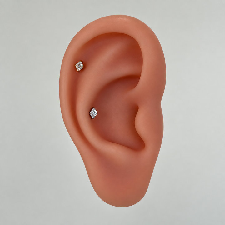 Dainty Diamond Single Stud