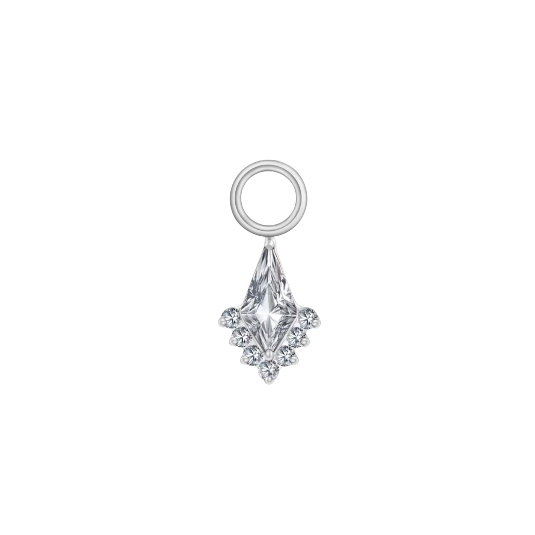 Jacquard Diamond Earring Charm