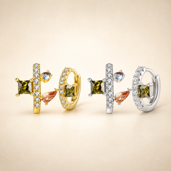 Tonal Gem Mini Hoops