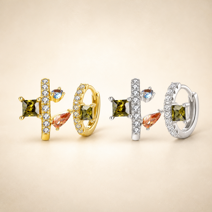 Tonal Gem Mini Hoops