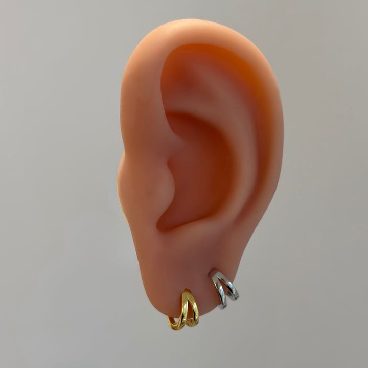 Plain Split Mini Hoops