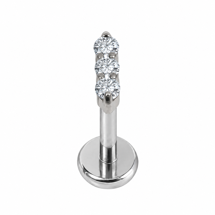 Crystal Trio Single Stud