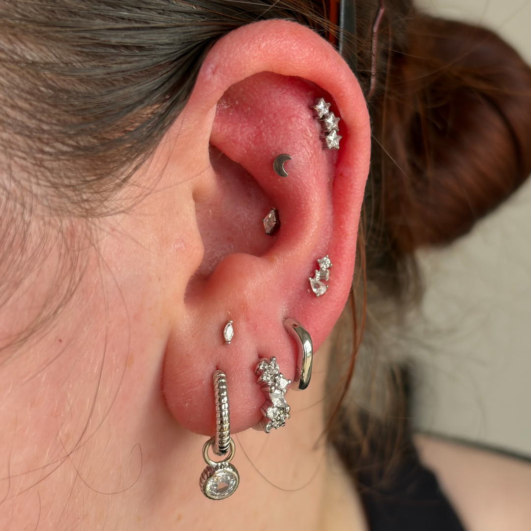 Trio Star Single Stud