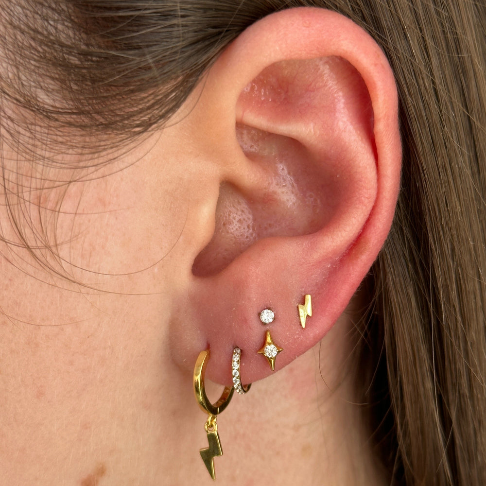 Bolt Mini Hoops Dorathy & J