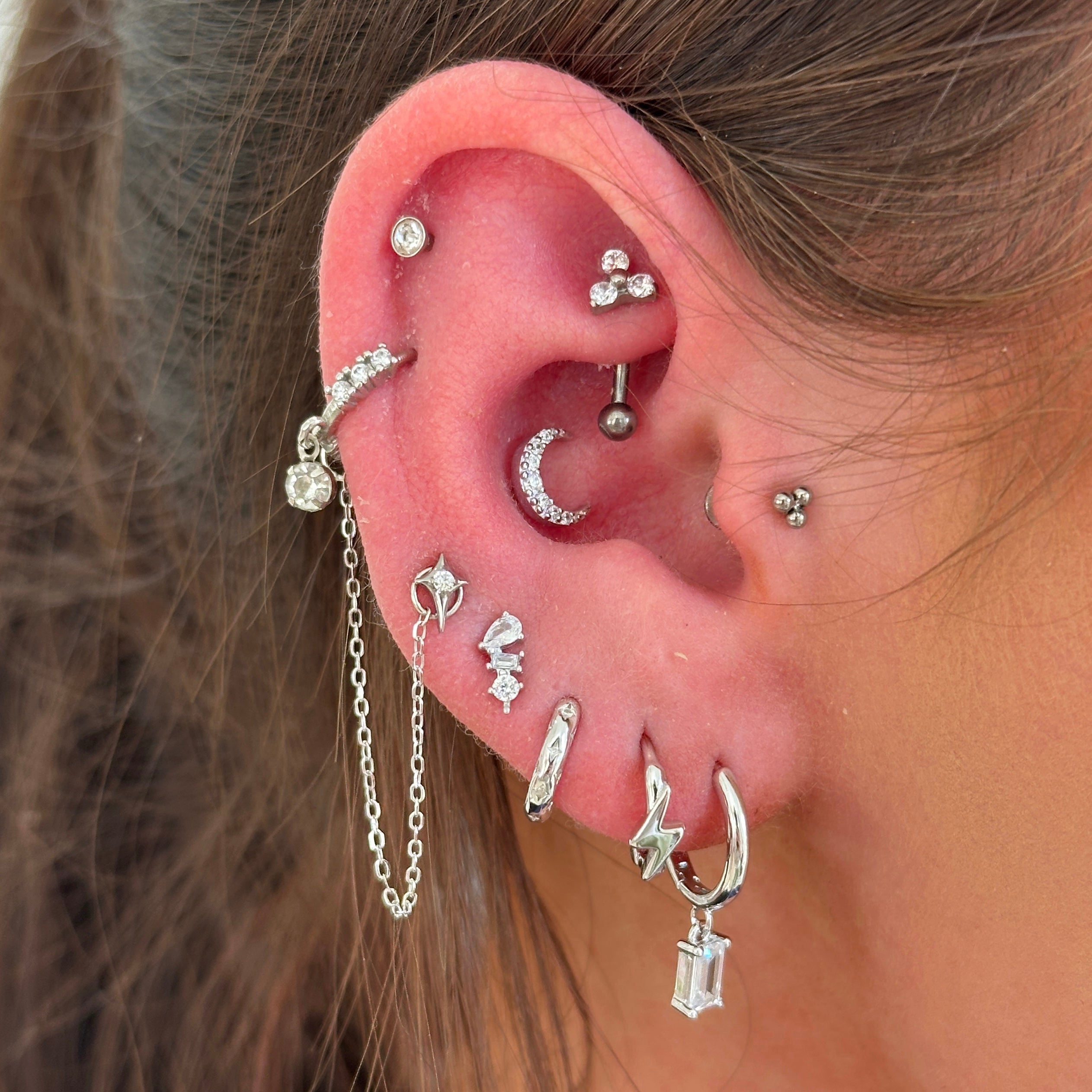 Chunky Star Mini Hoops - Dorathy & J