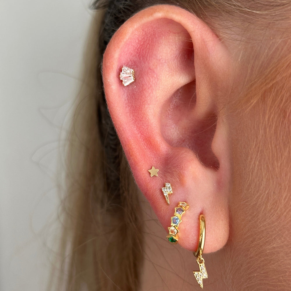 Pastel Star Mini Hoops Dorathy & J