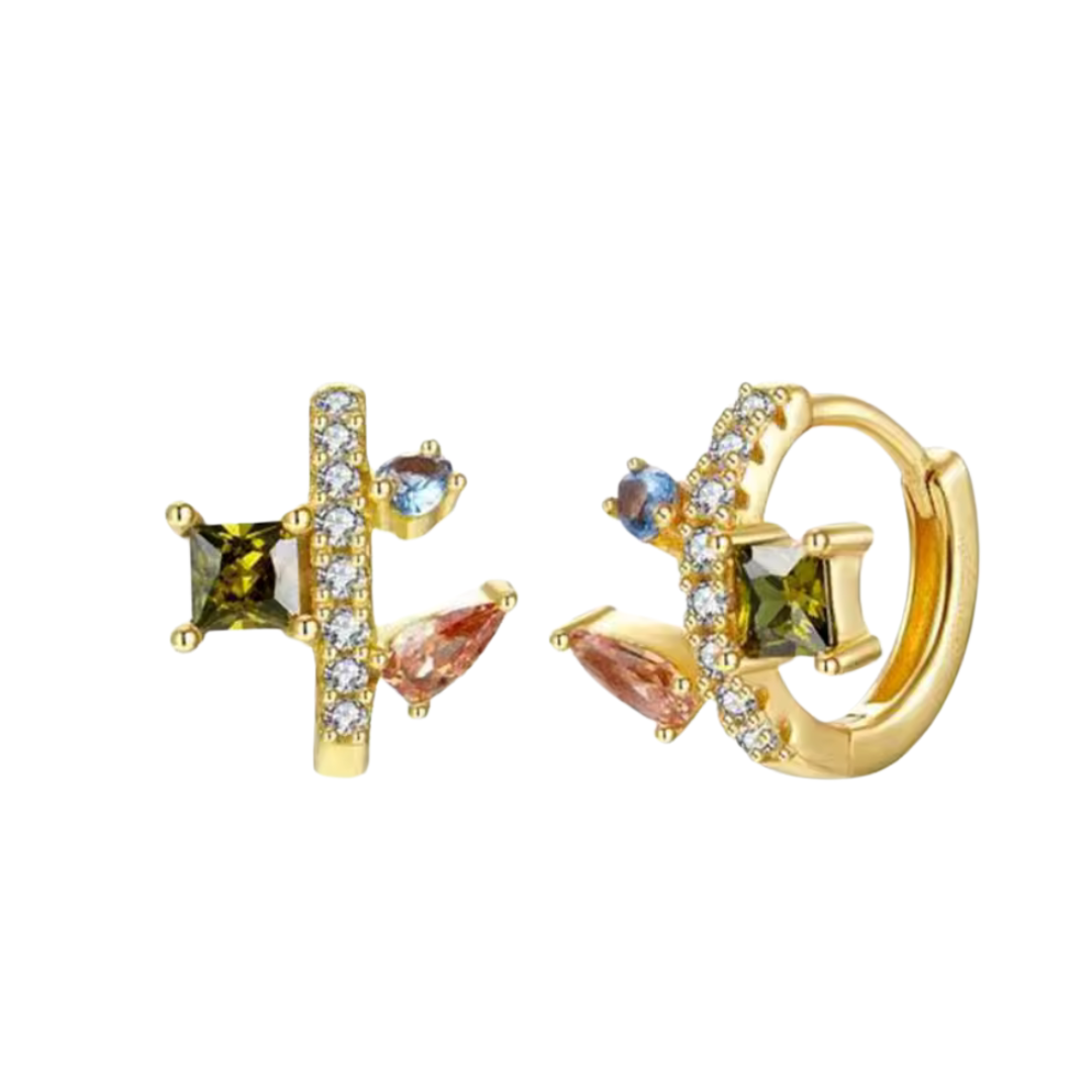 Tonal Gem Mini Hoops