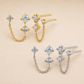 Double Chain Studs