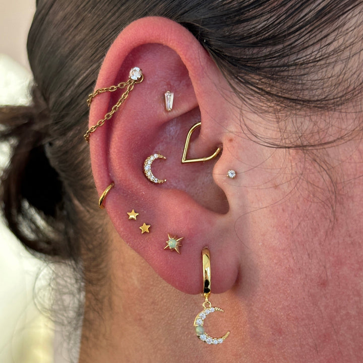 Opal Star Studs